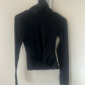 Black Luluemon Turtle Neck Long Sleeve